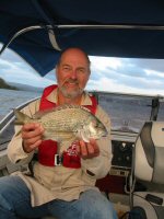 Rob Ward with a Yellow Fin Bream Mallacoota