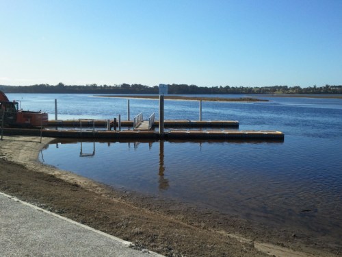 Lake Tyers Beach Boat Ramp Upgrade progress