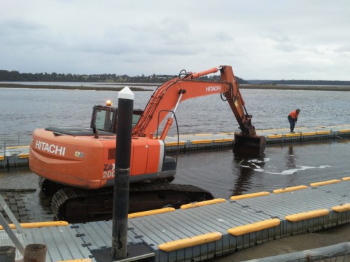 Setting the Jetty at Lake Tyers Beach