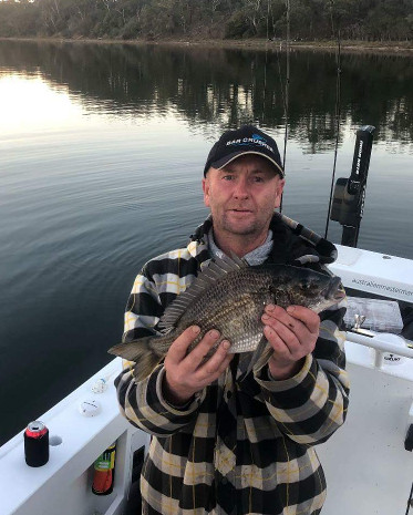 Nice Bream taken by a Happy Hooker club member at Lake Tyers Beach