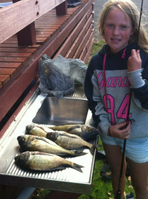 Gillian's other daughter at Lake Tyers Beach