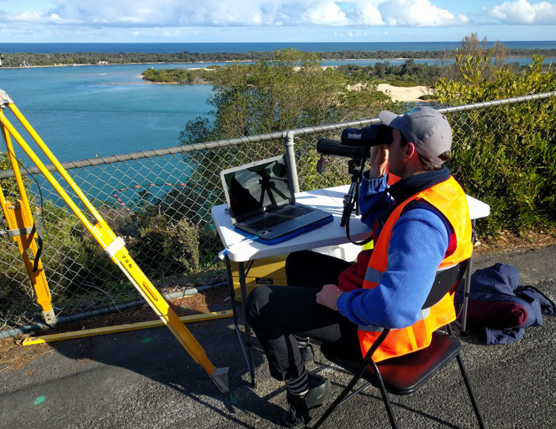 Using technology to trach the Burrunan Dolphin at Kalimna Lookout