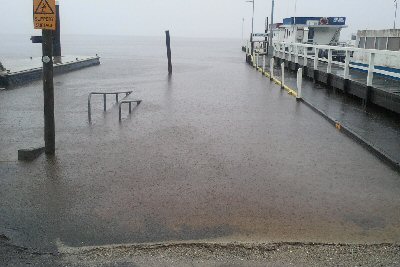 Karbethong Boat Ramp during the Big Wet 2012