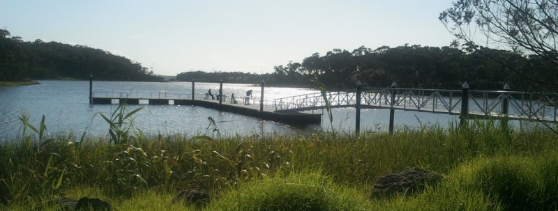 The Fishing Jetty at Lake Tyers Beach