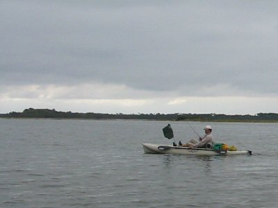 Canoe Fishing Lake Tyers Beach