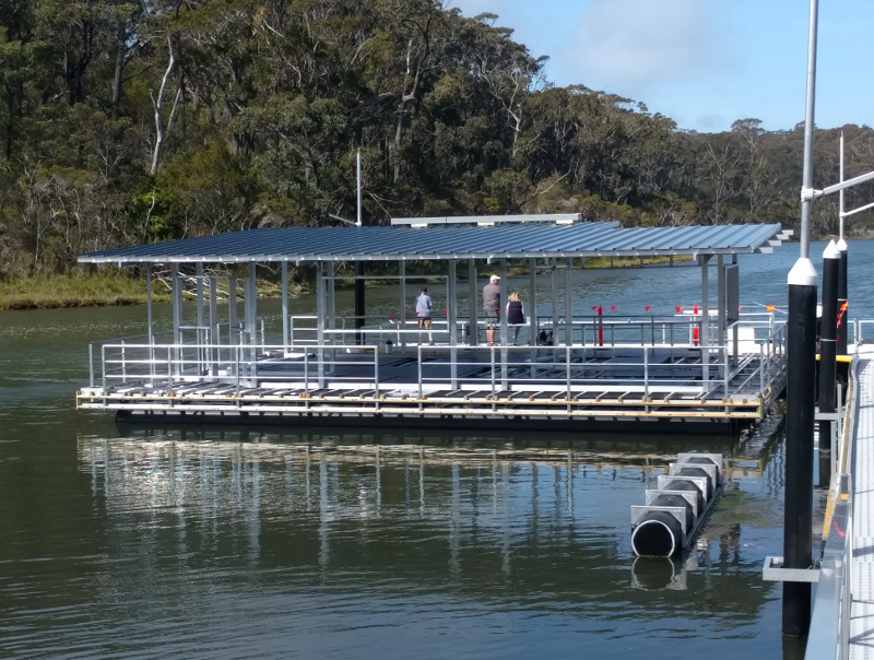 FLOATing Studio on Lake Tyers (Fishermans Landing)