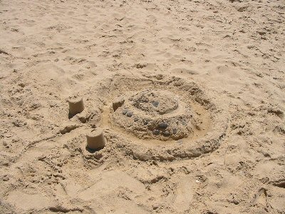 Sandcastles at Lake Tyers BEach