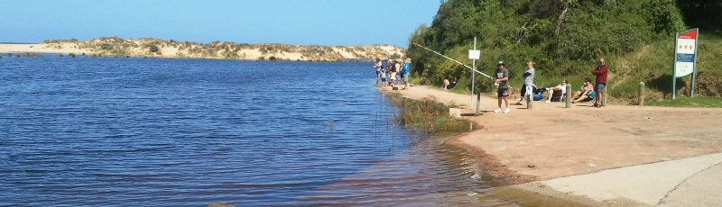 Path to the beach at Lake Tyers Beach