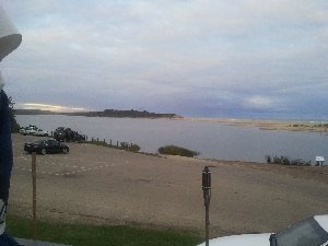 Front of the Tavern. Lake Tyers Beach