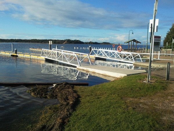 Boat ramp Nos2 at Lake Tyers Beach