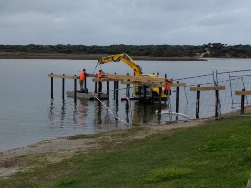 Upgrade of Nos 2 Boatramp Jetty, Lake Tyers Beach