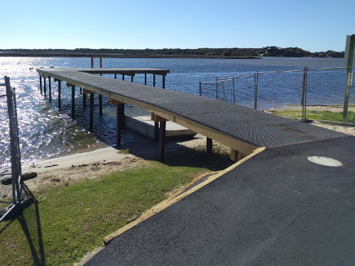 Ramp at Nos 2 Jetty, Lake Tyers Beach