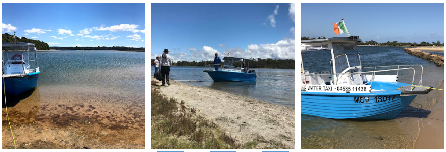 Gippsland Lakes Water taxi