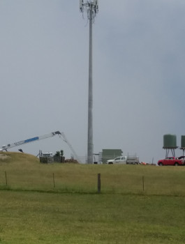 Telstra+NBN Tower on Bream Road, Lake Tyers Beach