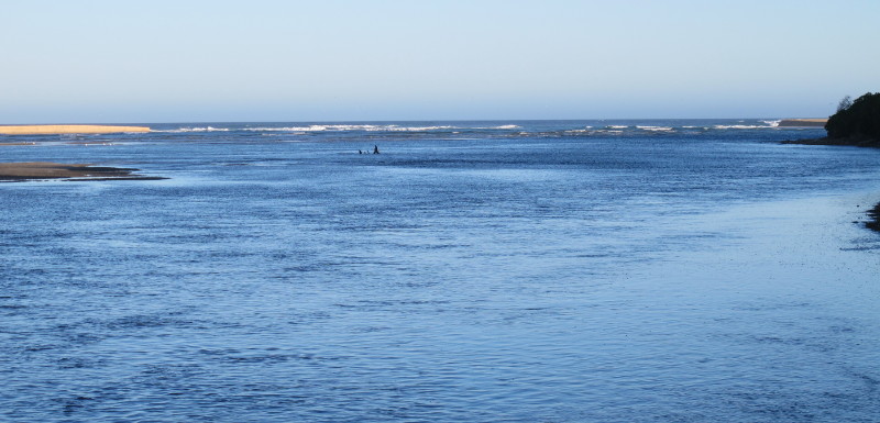 Lake in full run