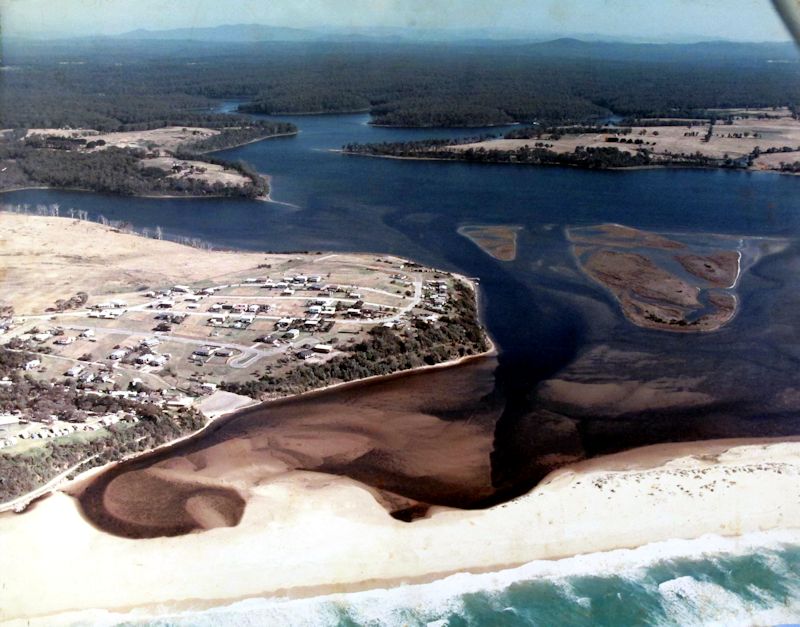 Aerial Shot of Lake Tyers Beach