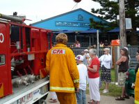 Santa and thanks at lake Tyers Beach