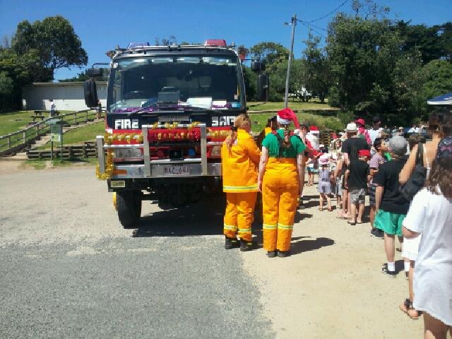 Santa at Lake Tyers Beach 2016