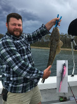 A good keeper 49cm Flathead form Lake Tyers