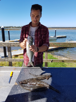 Keepers caught at Fishermens Landing, Lake Tyers Beach