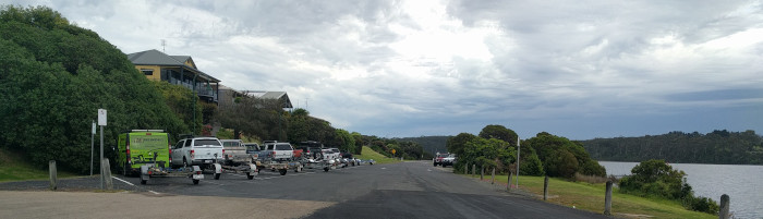 Lake Tyers Beach still popular, Nos2 Boat Ramp.